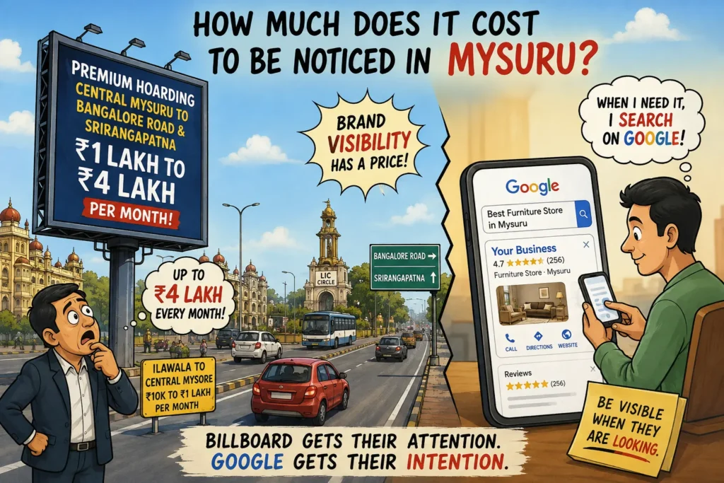 How Much Does It Cost to Be Noticed in Mysuru?